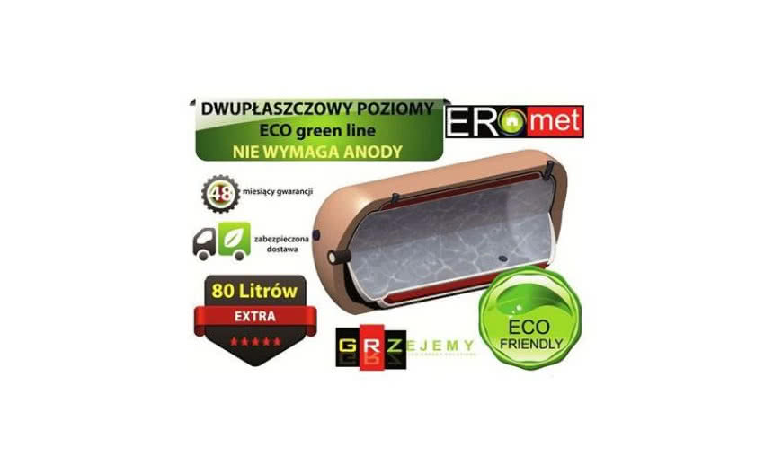Ermet poleca dwupłaszczowy wymiennik C.O. 80l